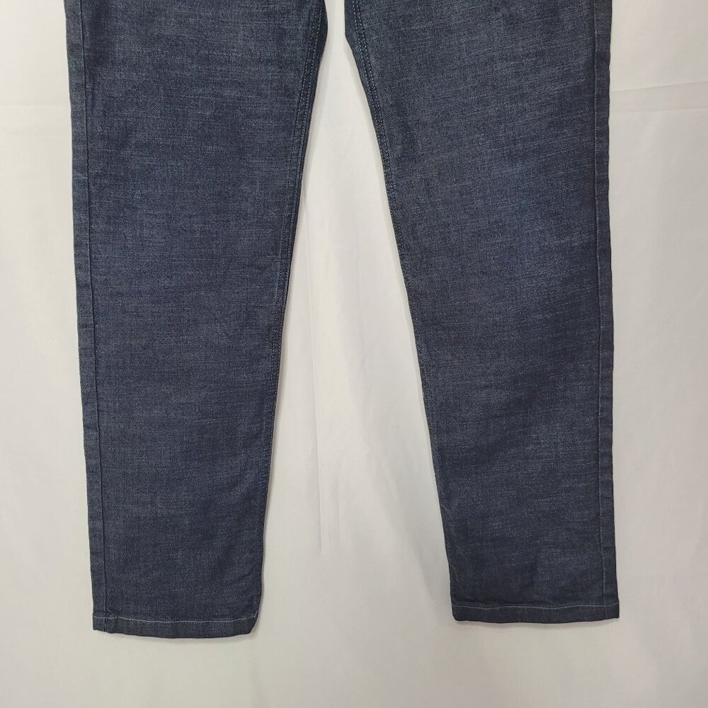 Prana Men's Slim Fit Dark Indigo Denim Jeans Size 33X30 - Picture 4 of 12